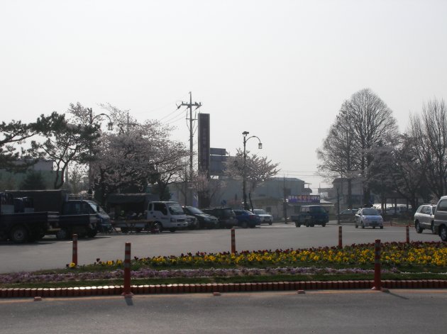階伯将軍銅像周辺の風景